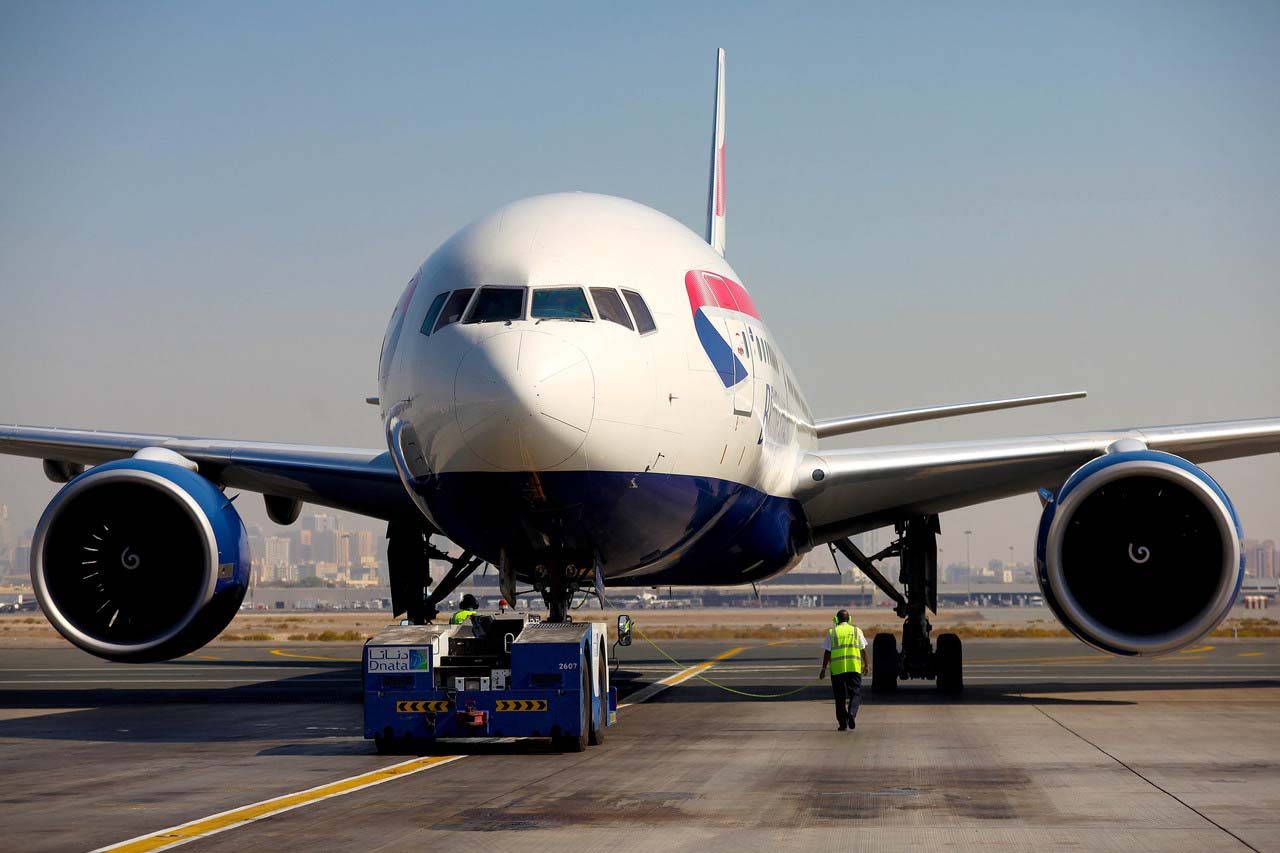 A British Airways Boeing 777