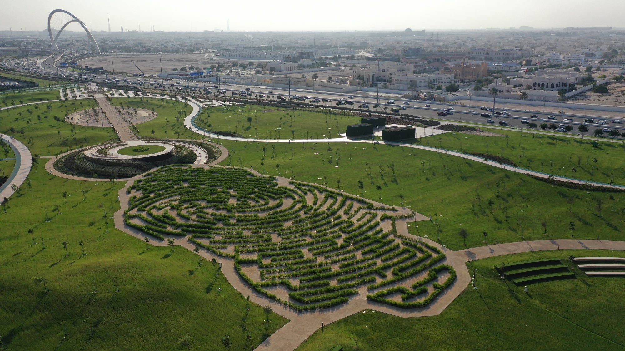 Get lost in nature! New park opens with an exciting maze