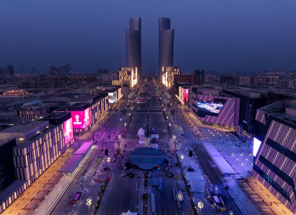 Lusail Boulevard gets ready to dress up for weekend parade