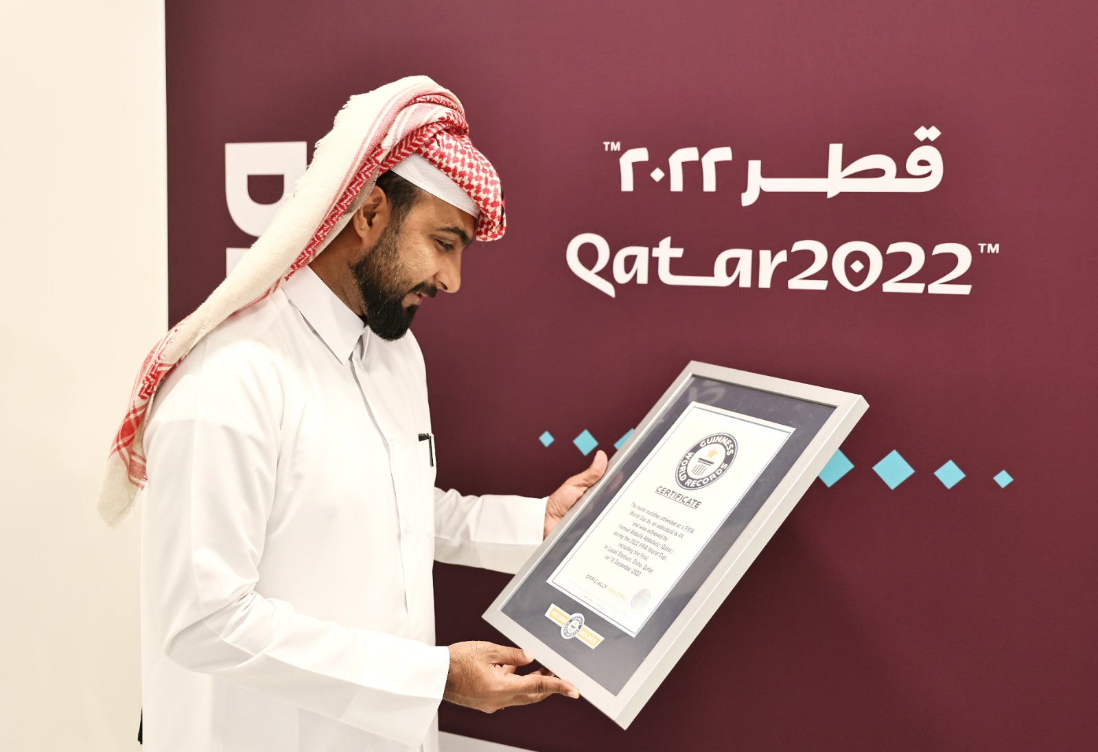 Qatari football fan breaks world record for most World Cup matches attended