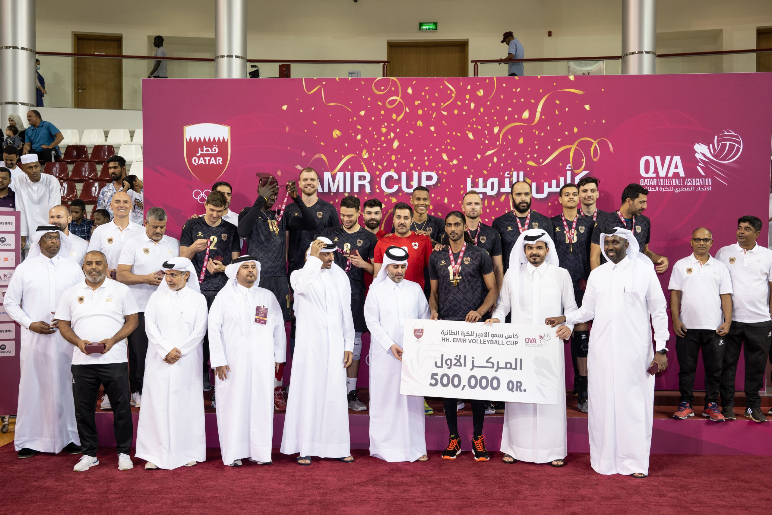 Al Rayyan crowned champions of Volleyball Amir Cup