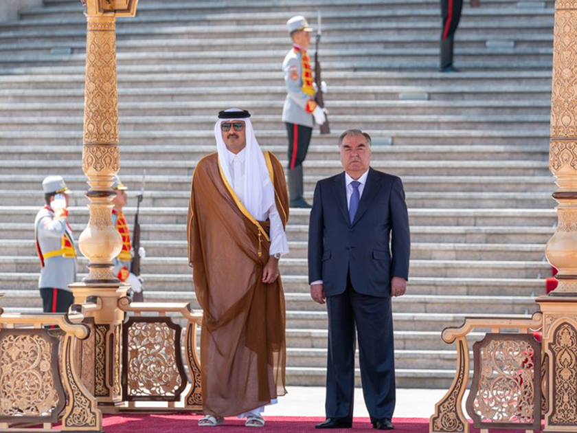 Qatar-Tajikistan sign agreements during amir’s visit to Dushanbe