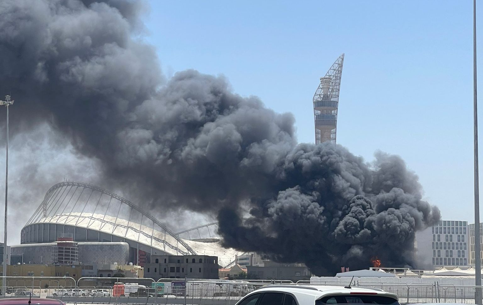 Alkass channel loses ‘wealth of equipment’ after massive warehouse blaze