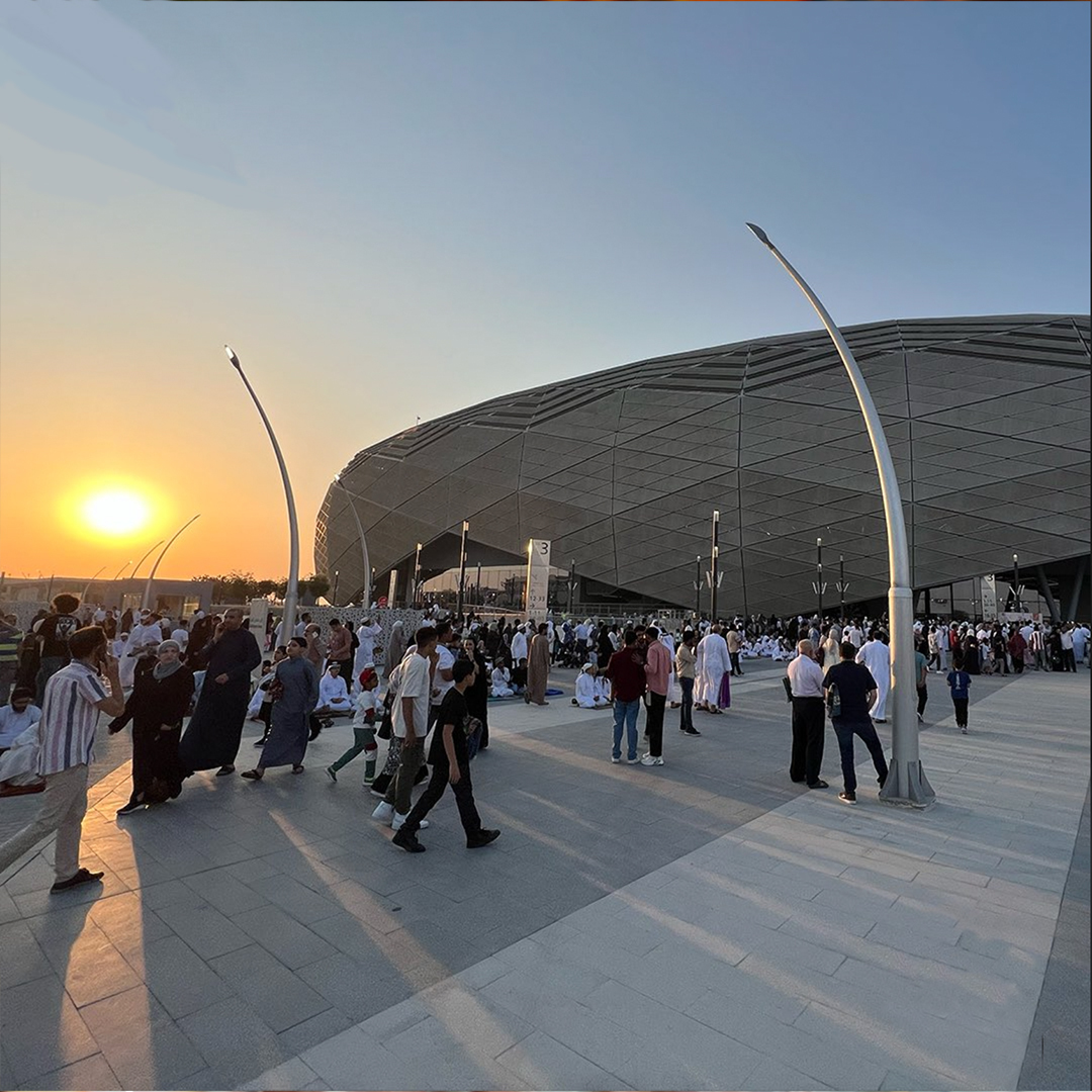 Iconic World Cup stadium expected to host thousands for Eid Al-Adha prayers