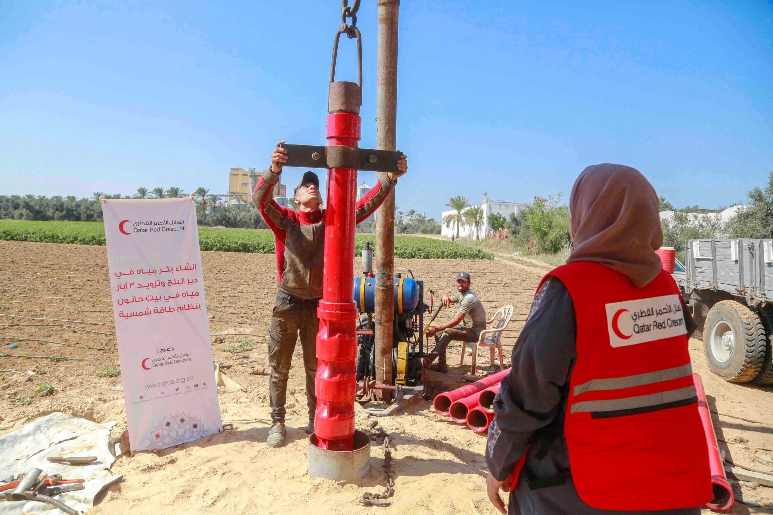 Qatar wraps up 1.7mn riyal water and solar power project in Gaza