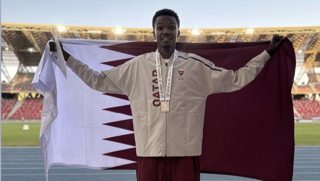 Team Qatar leaps into Pan Arab Games with silver high jump medal