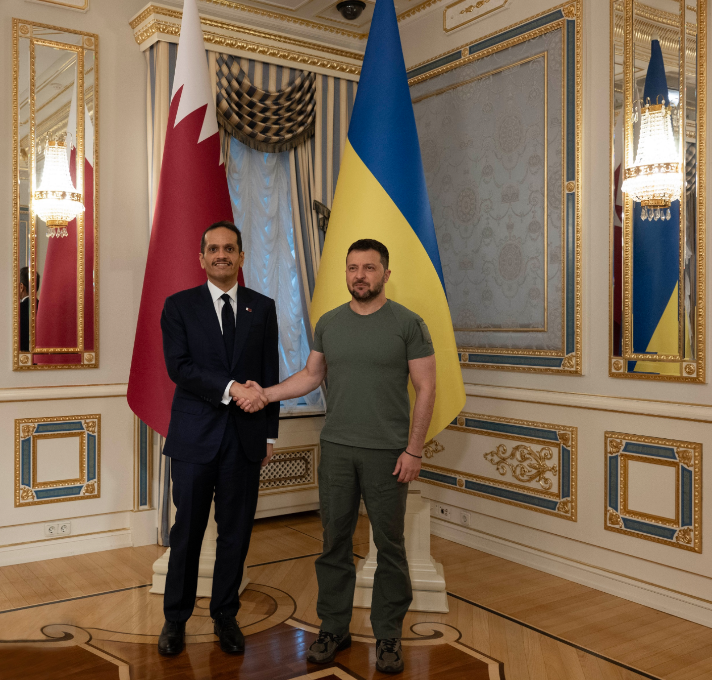 Qatar pledges $100mn in aid to Ukraine during ‘meaningful’ discussions in Kyiv