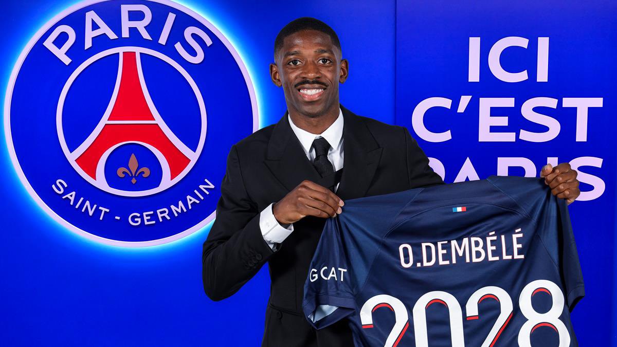 Dembele signs five-year PSG deal as Saudi steps towards Neymar