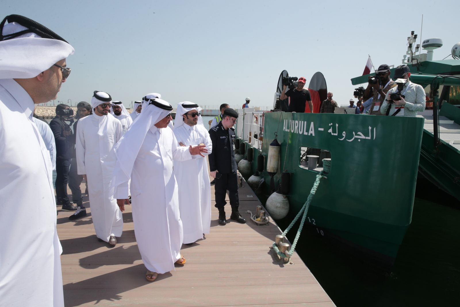 New vessels for oil spill clean-up and navigational aid unveiled at Doha Port